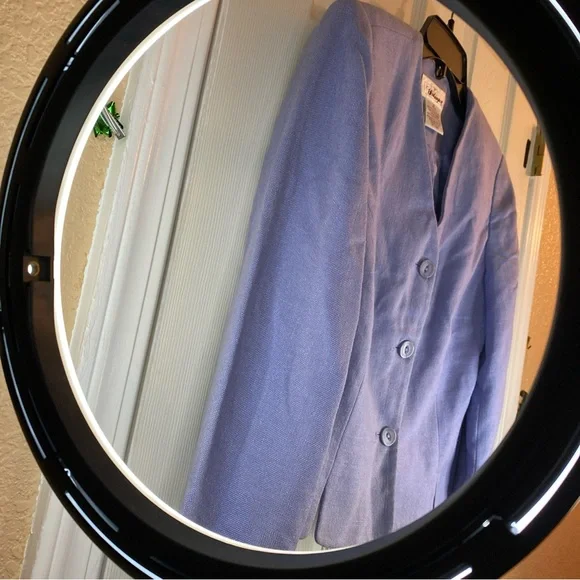 Worthington Women Petite 2P Blazer Crop Business Professional Fancy Cocktail Fun - Picture 5 of 13